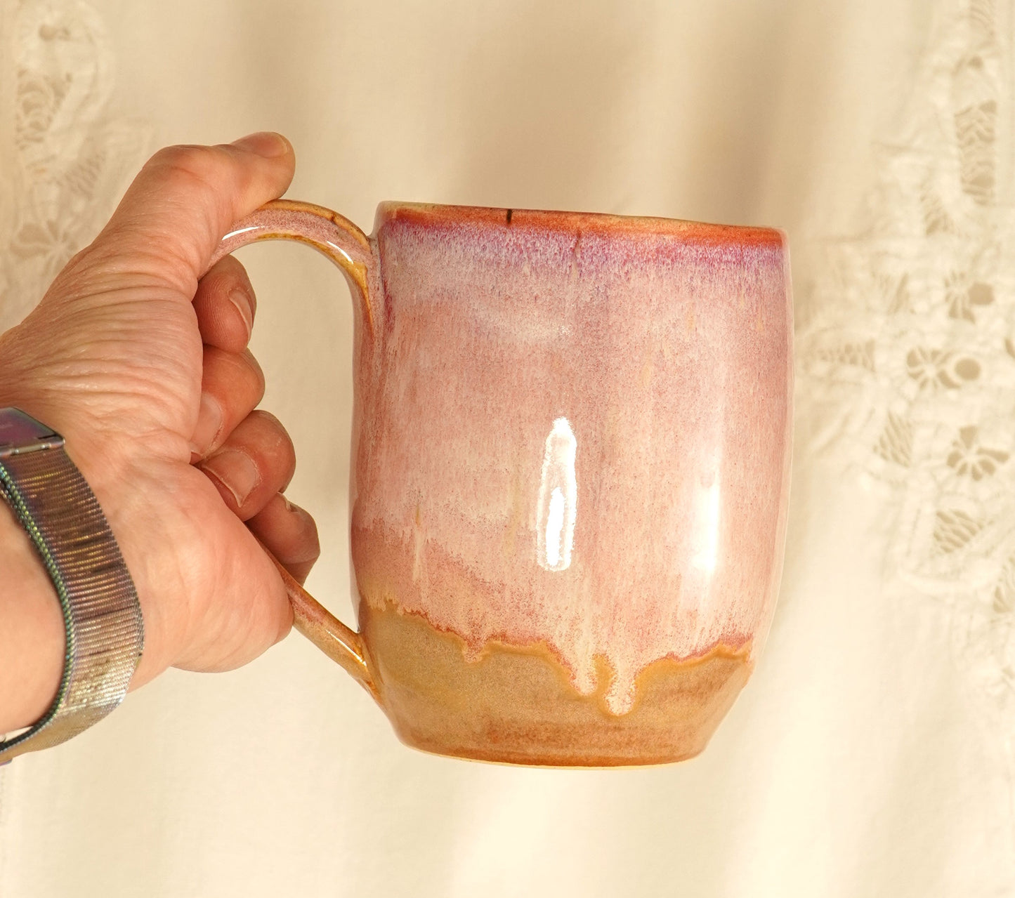 Curvy Pink Mug